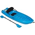 Best Choice Products Sports 6' Kids Kayak with Paddle and Backrest