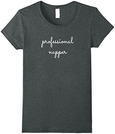 Womens Professional Napper T-shirt Large Dark Heather