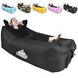 KyRush It Inflatable Lounger air Couch Chair Sofa Pouch | Lazy Hammock Blow up Bag | Lounge Outdoor at The Beach or Camping | Lay longers Chairs are The Best Outdoor Wind hammocks Around