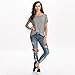 Womens Summer Fashion Angel Wing Loose Tops Short Sleeve T-Shirt Women Clothing(XL,Gray)