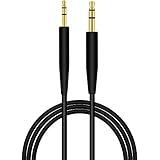 Stereo Jack Cables Replacement Cords Compatible Bose On-Ear 2 OE2 OE2i QC25 QC35 Soundlink SoundTrue Headphones (Black)