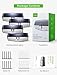 Solar Motion Light, LITOM Solar Lights Outdoor, with 3 Lighting Modes, IP66 Waterproof for Front Door, Yard, Garage, Deck, Porch-4 Pack
