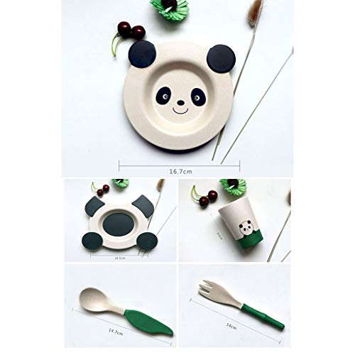 Kuke Eco-Friendly Healthy Unbreakable Toddler Baby Dinner Tableware Sets for Kids