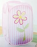 Heritage Kids Flowers and Stripes Pop Up Hamper Toy