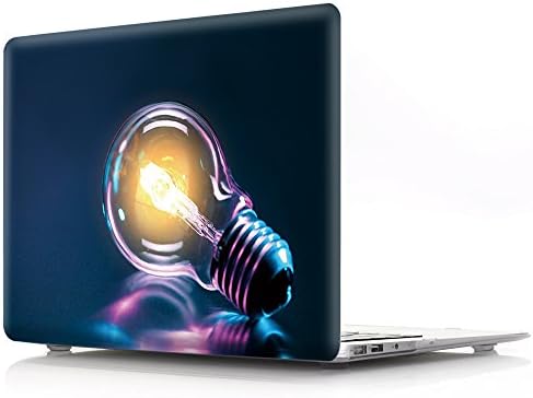 Allytech 2016 MacBook Pro 15 Case, Creative bulb series Pattern Soft Touch Hard Shell Plastic Laptop Protective Cover for Apple MacBook Pro 15-inch A1707 with Touch Bar, Big Light Bulb