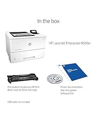 HP LaserJet Enterprise m506 N Wireless Monochrome Printer (f2 a68 a # Bgj), gris