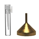 Riverrun 1ml Empty Glass Perfume Sample Vials with Ziplock Bags and Funnel