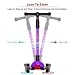 Allek Kick Scooter B02, Lean 'N Glide Scooter with Extra Wide PU Light-Up Wheels and 4 Adjustable Heights for Children from 3-12yrs (Purple)