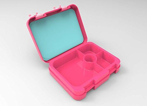 Bento Box With 4 Sections Bento Lunch Box Of Safe Materials Kids Lunch Box Of Colorful Inner Tray Also Suitable For Adults