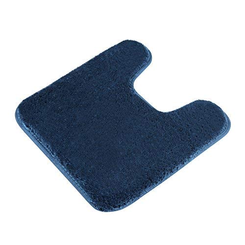 Contour Bath Rug, Seavish Microfiber Shaggy UShaped Toilet Contour Rug Toilet Mat