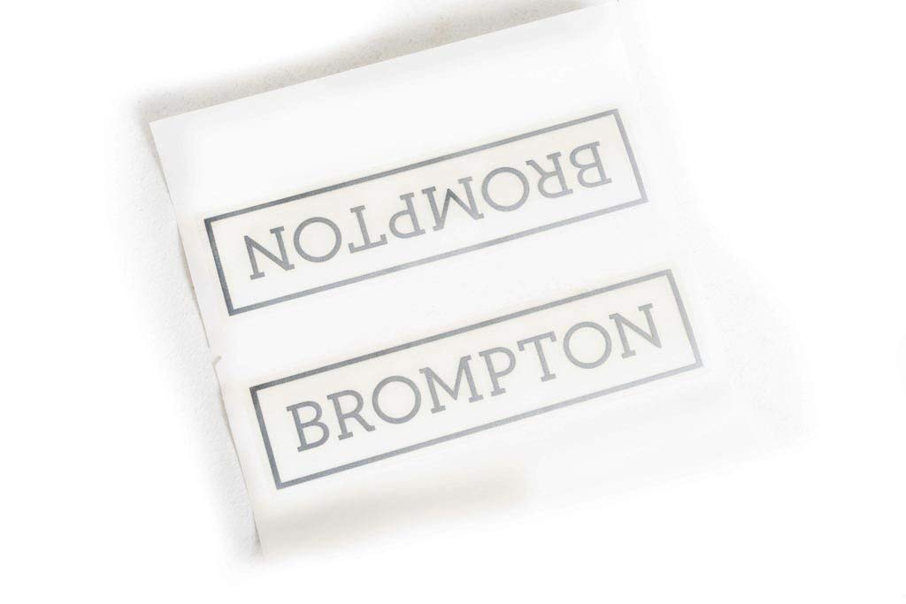 Brompton Replacement Decal - Silver - Sticker for Label