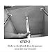Dr.Organizer Pot and Pan Cabinet Organizer, Expandable, Steel, 1pc