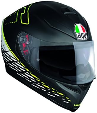 AGV K5 S Thorn 46 Matt Black Yellow, Free Pinlock Included (XL)