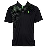 Prince Men's Graphic Polo (Black/Green)
