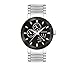 Bulova Men's Stainless Steel Black Dial Watch