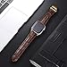 iStrap Alligator Grain Calf Leather Band for Apple Watch 44mm 40mm Series 6 SE 5 Series 4 Black Brown Replacement Strap Steel Buckle for iWatch 42mm 38mm Series 3 2 1 Sport Edition