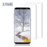 [2-Pack] Samsung Galaxy S8 Plus PET Screen Protection Film,Fitquipment [High Sensitivity] [Full Coverage] [NOT Glass] Premium 3D-Curved PET Screen Protector for Samsung Galaxy S8 Plus