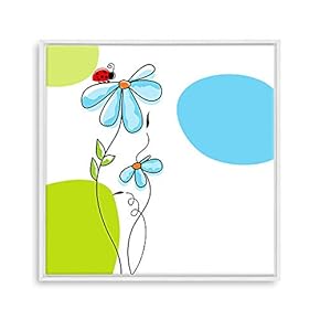 Framed Canvas Wall Art Cartoon Pattern Canvas Prints Home Artwork Decoration for Children