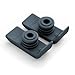 3-Pack: Walker Ski Glides for Invacare Walkers - 3 Pairs (Gray)