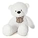 VILAVI 47 White color 120CM Giant Huge Cuddly Stuffed Animals Plush Teddy Bear Toy Doll