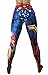 Activewear Superhero Many Styles Leggings Yoga Pants Compression Tights (Wonder Woman 3)