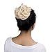 Scrunchy Updo Wavy Straight Hair Bun Clip Messy Donut Chignons Synthetic Hairpiece Hair Extension (bleach blonde)thumb 4