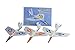 Amazing Dip-er-do-II Boomerang Stunt Plane 3-pack - Loops and Circles - Aerodynamic Science Lesson Toy for Kids