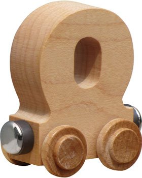 NameTrain Clear Finish Letter Car O - Made in USA