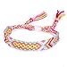 4 pcs/Set Braided String Woven Friendship Bracelets Colorful Adjustable Handmade Thread Bracelet Band for Women Wrist Anklet Ethnic Jewelry