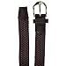 CTM® Women's Elastic Braided Stretch Belt, Large, Navy