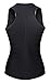 YIANNA Neoprene Sauna Suit - Waist Training Vest - Sauna Tank Top Vest with Adjustable Waist Trimmer/Shaper Trainer Belt for Weight Loss, YA8012-Black-New-3XL