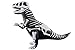 T-Rex Giant Skeleton Dinosaur Inflatable Costume Halloween Cosplay Blow up Outfit Fancy Dress with 1 Fan Blowers (Skeleton T-rex)