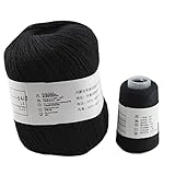 Pure Cashmere knitting Yarn 70g for Hand&Machine Knitting,Black
