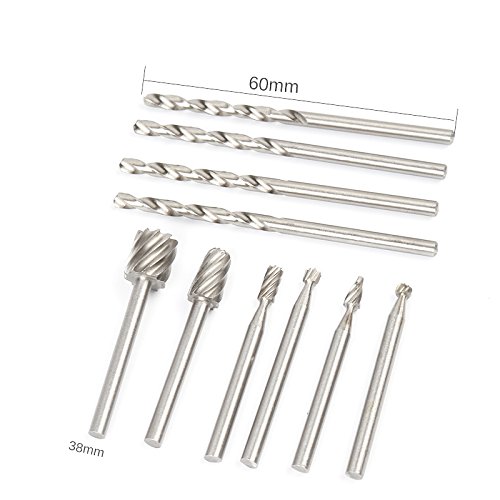 HOEN Precise Rotary Carving Locator Positioner For Dremel Tools with Carbide Burr HSS Router File Bits