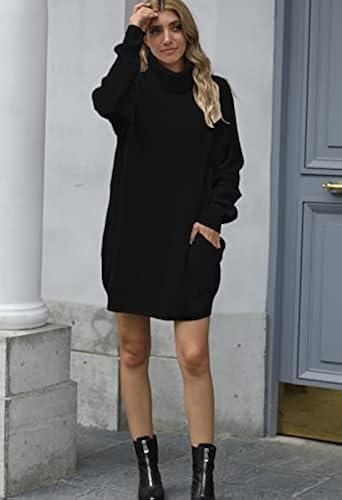 open lace back dress Pink Knit Long Sleeve Turtleneck Sweater Dress – PinkBlush main image 0