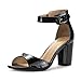 DREAM PAIRS Women's HHER Low Heel Pump Sandals