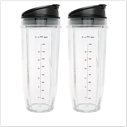 Buy Sduck Replacement Parts for Nutri Ninja Blender, 2x Jumbo 32 oz