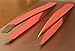 Soft Touch Slant and Point Stainless Steel Tweezers, Coral