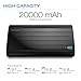 Portable Charger, Vinsic 20000mAh External Battery Back Phone Charger for iPhone X iPad Samsung Galaxy Cell Phones Tablet