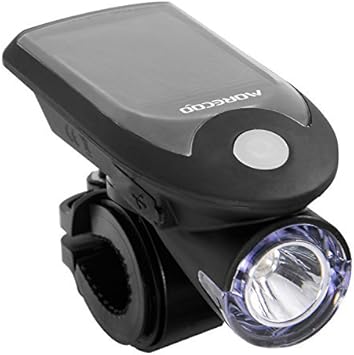Amazon 自転車ヘッドライト Usb充電 4モード搭載 ライトホルダー付き Morecoo ヘッドライト