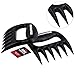 BBQ Masters Meat Claws (Set of 2) - Pulled Pork Bear Claw Meat Shredder Forks - Safely Pull, Shred, Carve and Lift Pork, Beef, Poultry and Fish