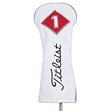 Titleist White Leather Driver Head Cover 2016 White