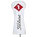 Titleist White Leather Driver Head Cover 2016 White