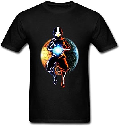 UOOLTTR Men's Avatar The Last Airbender T-Shirt Black M