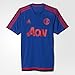 adidas Mens 2015/16 Manchester United Training Soccer Jersey Blue/Red Small