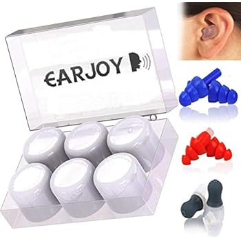 Ear Plugs for Sleeping Eajo Noise Cancelling Earplugs for Shooting Sleep Reusable Safe Silicone Hearing Protection with High Fidelity Blocking