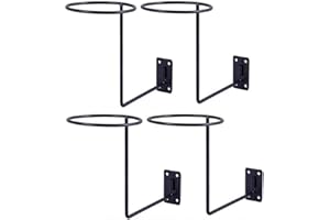 MANNIFEN PEI Motorcycle Accessories Helmet Holder Jacket Hanger Wall Mounted Multifunctional Rack (Black 4pc)