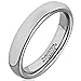 MNH Tungsten Ring Men Wedding Band Women 4mm Polished Engagement Comfort Fit Domed Classic Design