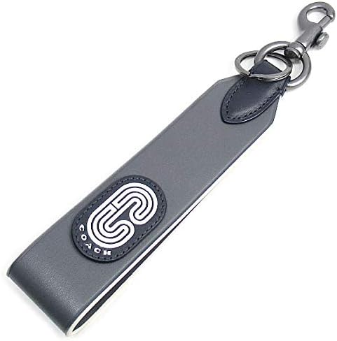 Amazon Co Jp コーチ キーホルダー バッグチャーム キーリング メンズ レディース レザー グレー オフホワイト ミッドナイト Qbdvf 並行輸入品 服 ファッション小物