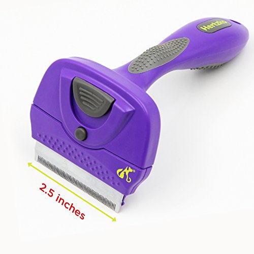 Hertzko Dog Brush & Cat Brush for Small, Medium & Large Dogs and Cats, with Short to Long Hair. Pet Comb Dramatically Reduces Shedding - Thumbnail 4